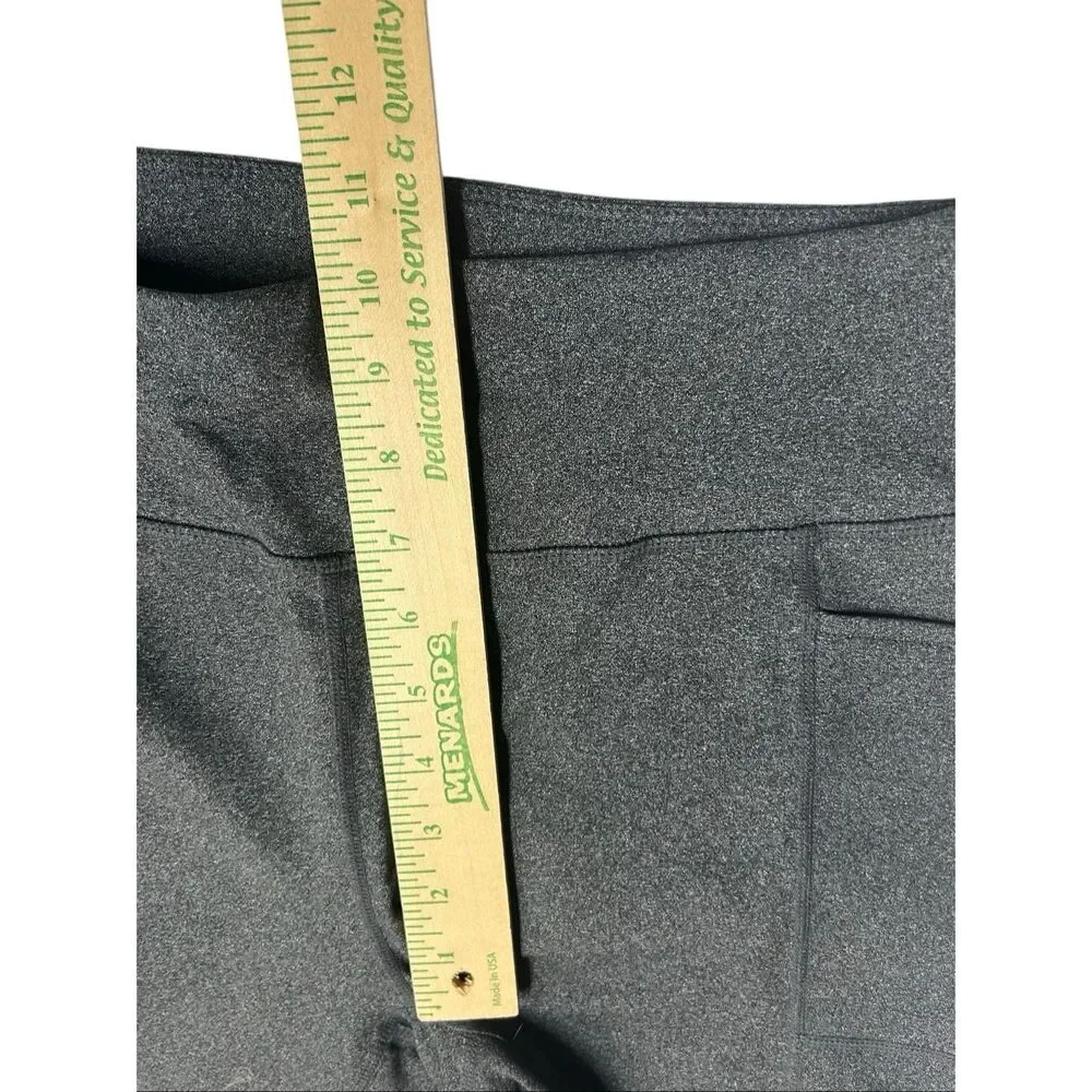 Skechers GOwalk Go Flex High Waisted Activewear Pants Size L Charcoal Gray Worko - Picture 6 of 9